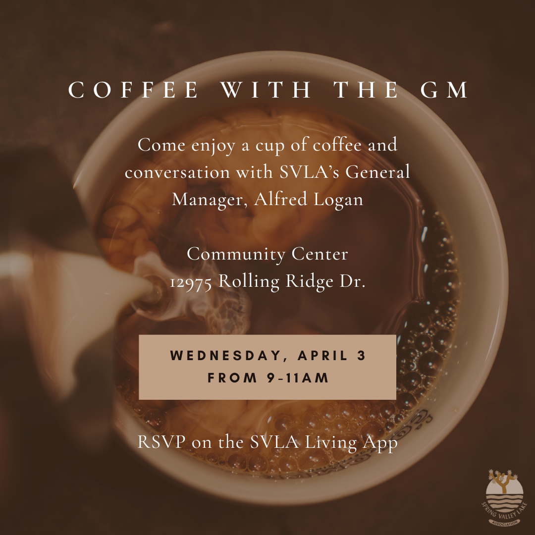 Coffee with the GM - April 3rd