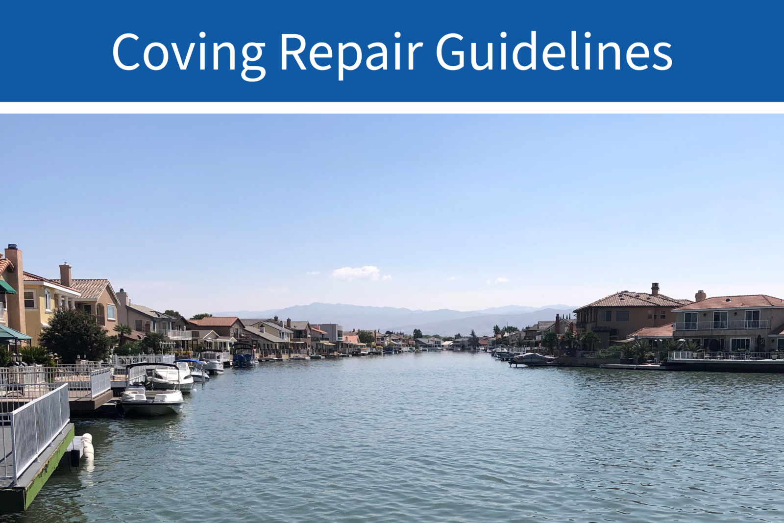 Coving Repair Guidelines