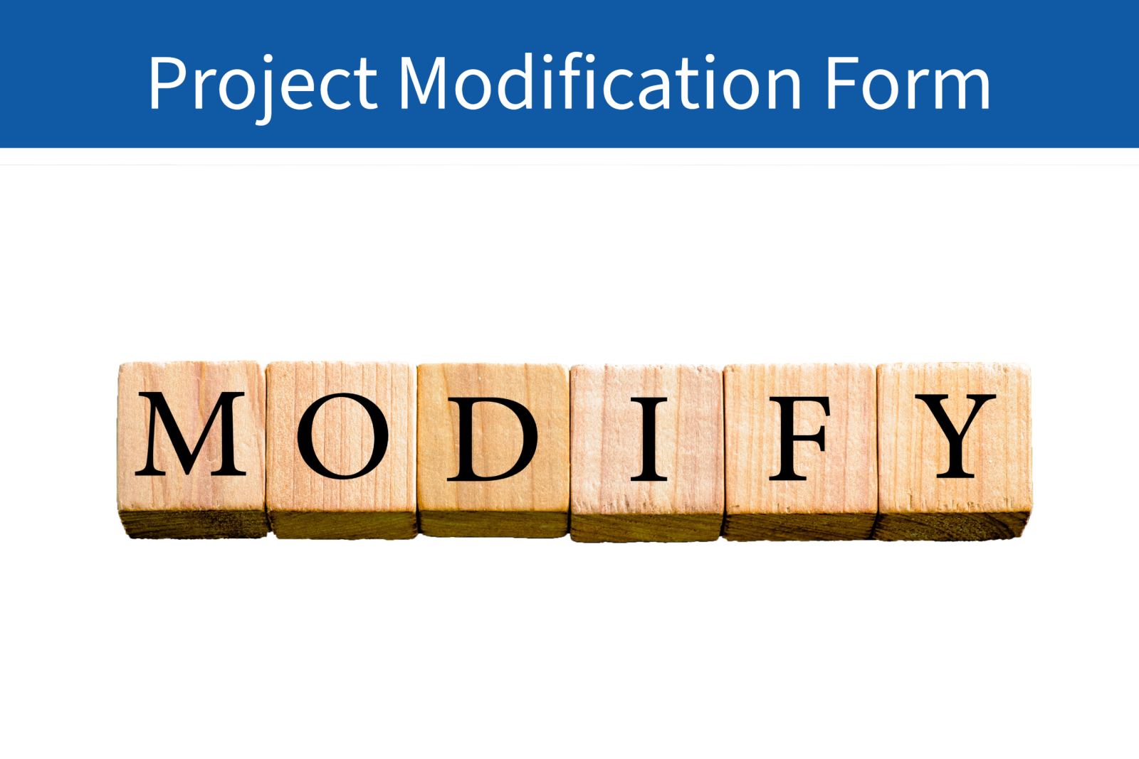 Project Modification Form