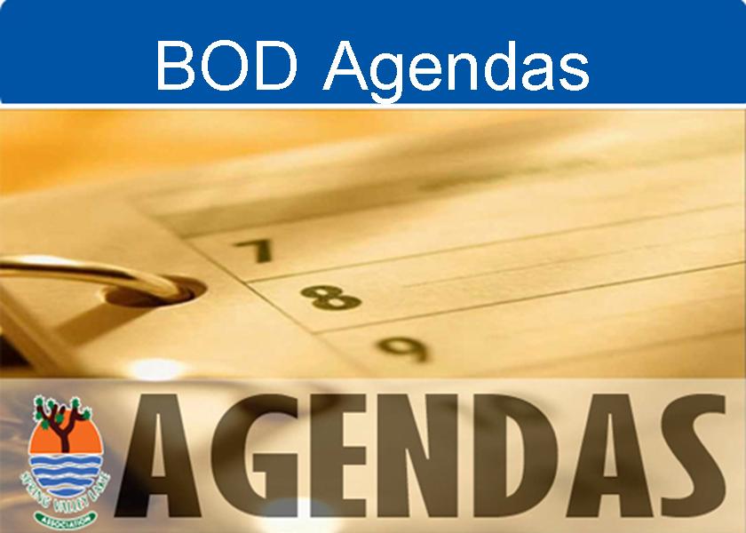 BOD Agendas