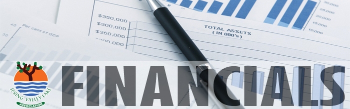 Financials Banners: Displaying paper with graphs and a pen