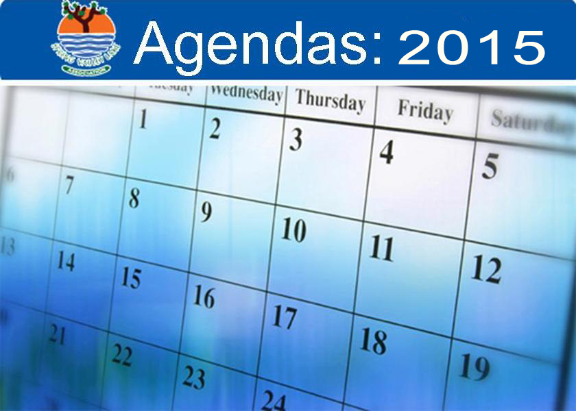 Agendas: 2015