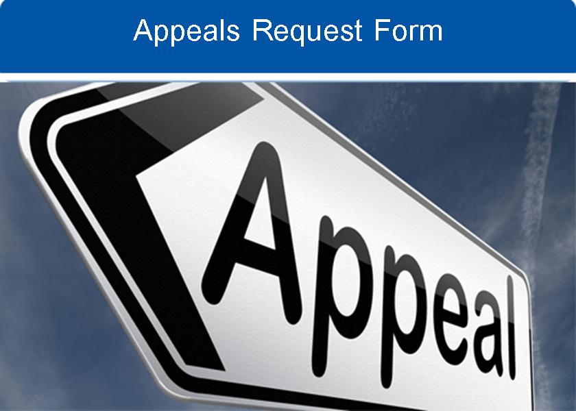 Appeal Request Form